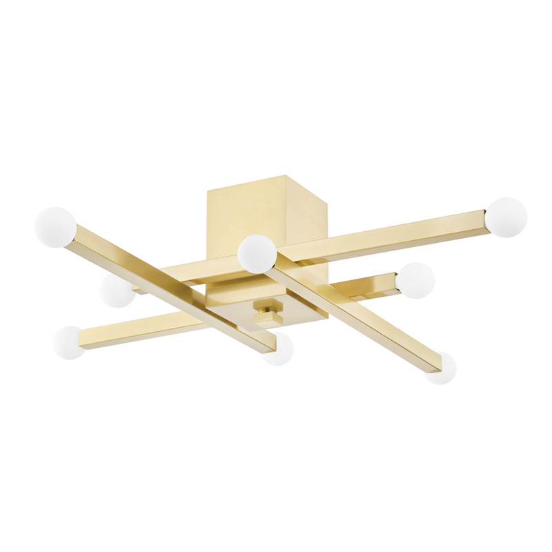 Mitzi by Hudson Valley Lighting Dona Flush Mount H463508 AGB