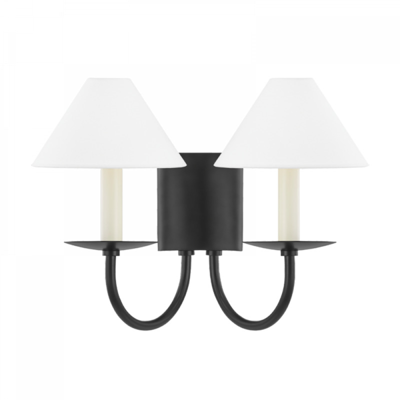 Mitzi by Hudson Valley Lighting Lenore Wall Sconce H464102 SBK