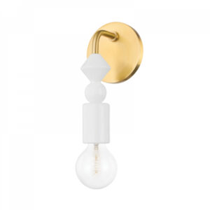 Mitzi by Hudson Valley Lighting Flora Wall Sconce H471101 AGB