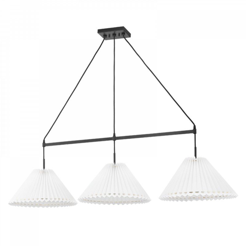 Mitzi by Hudson Valley Lighting Demi Linear H476903 SBK
