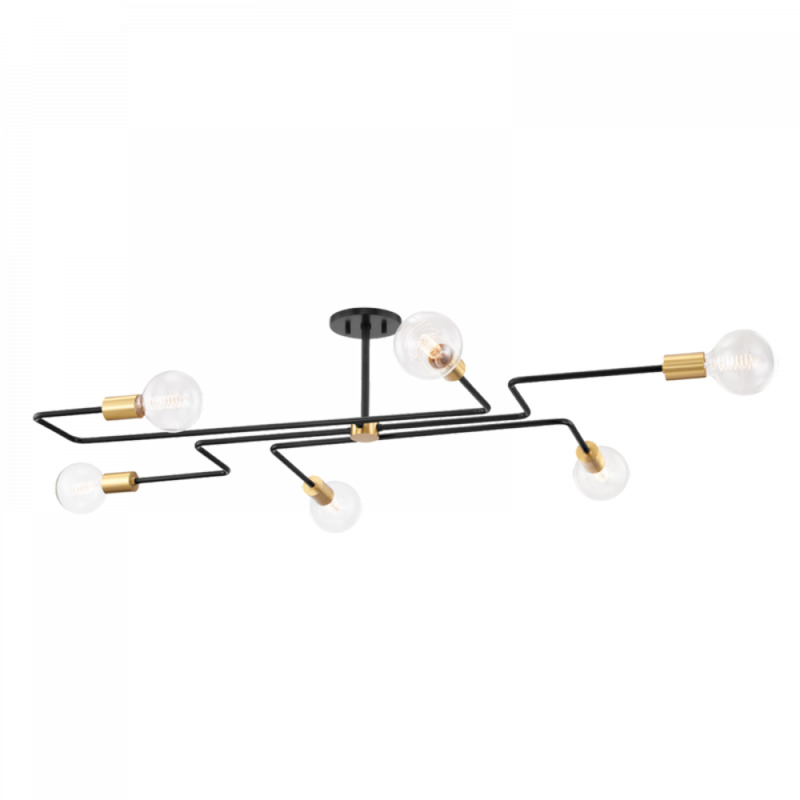 Mitzi by Hudson Valley Lighting Jena Semi Flush H488606L AGB TBK