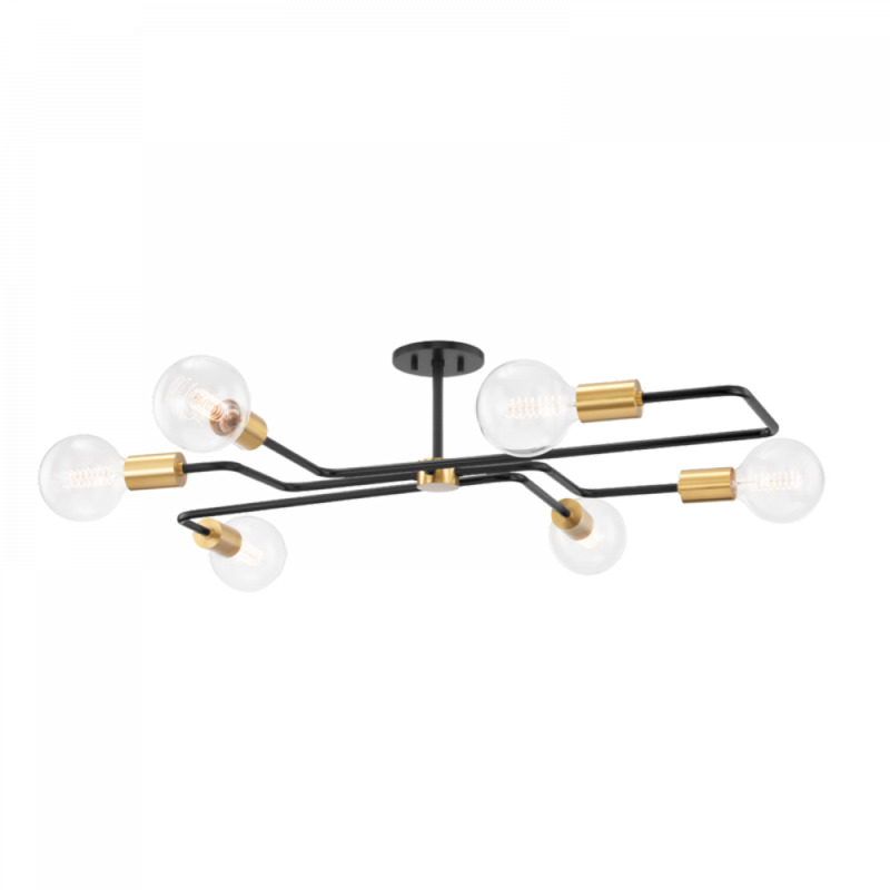 Mitzi by Hudson Valley Lighting Jena Semi Flush H488606S AGB TBK