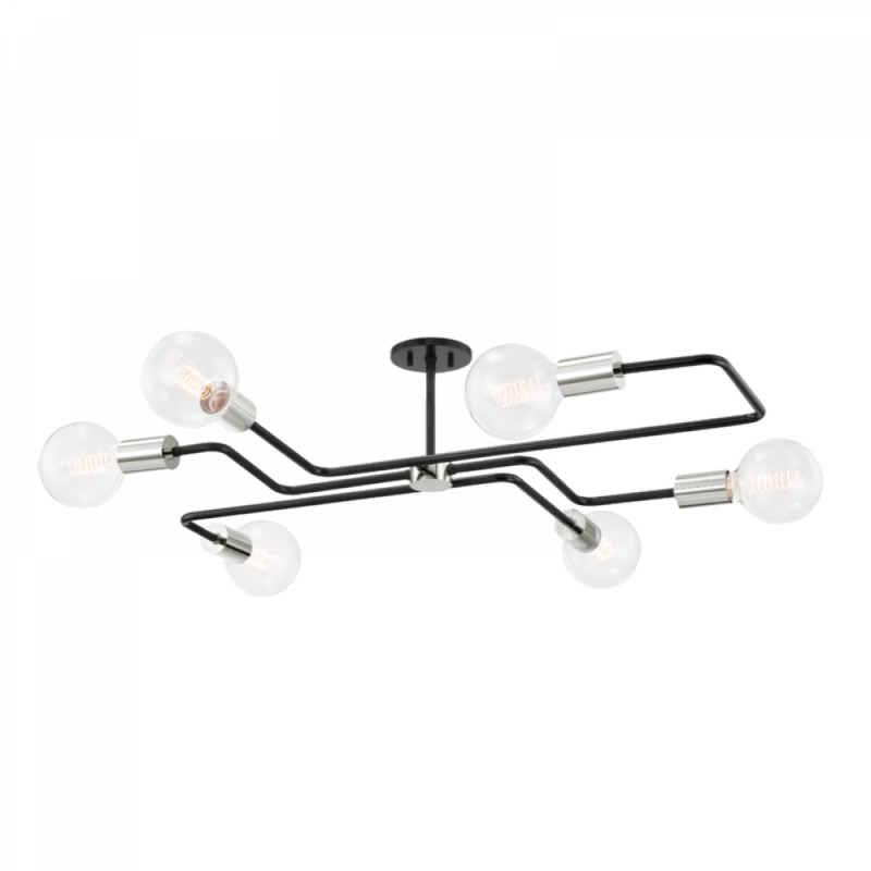 Mitzi by Hudson Valley Lighting Jena Semi Flush H488606S PN TBK