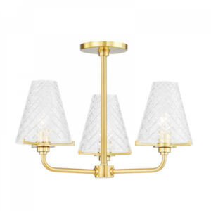 Mitzi by Hudson Valley Lighting Irene Semi Flush H495603 AGB