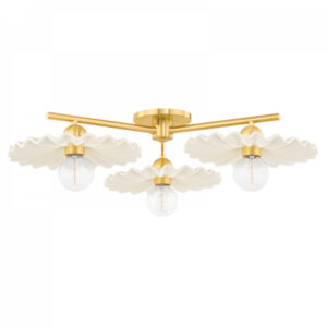 Mitzi by Hudson Valley Lighting Tinsley Semi Flush H499603 AGB CCR