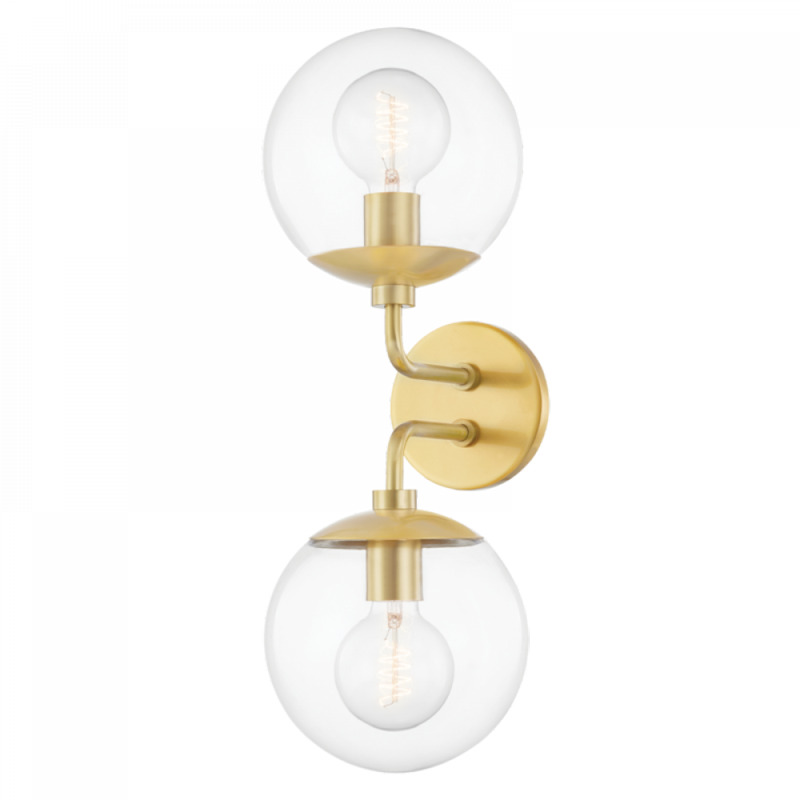 Mitzi by Hudson Valley Lighting Meadow Wall Sconce H503102 AGB