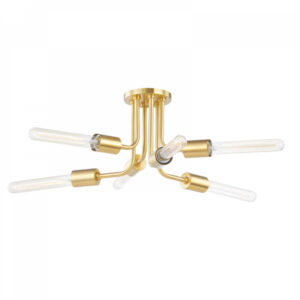 Mitzi by Hudson Valley Lighting Donny Semi Flush H510606 AGB