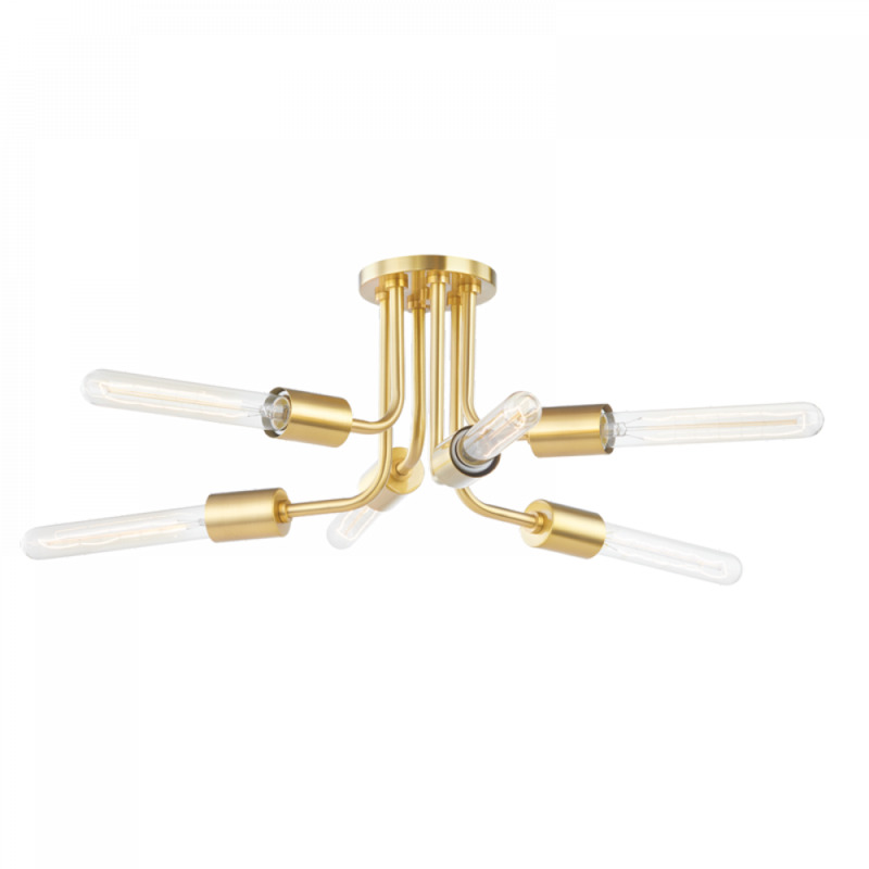Mitzi by Hudson Valley Lighting Donny Semi Flush H510606 AGB