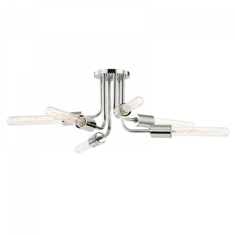 Mitzi by Hudson Valley Lighting Donny Semi Flush H510606 PN