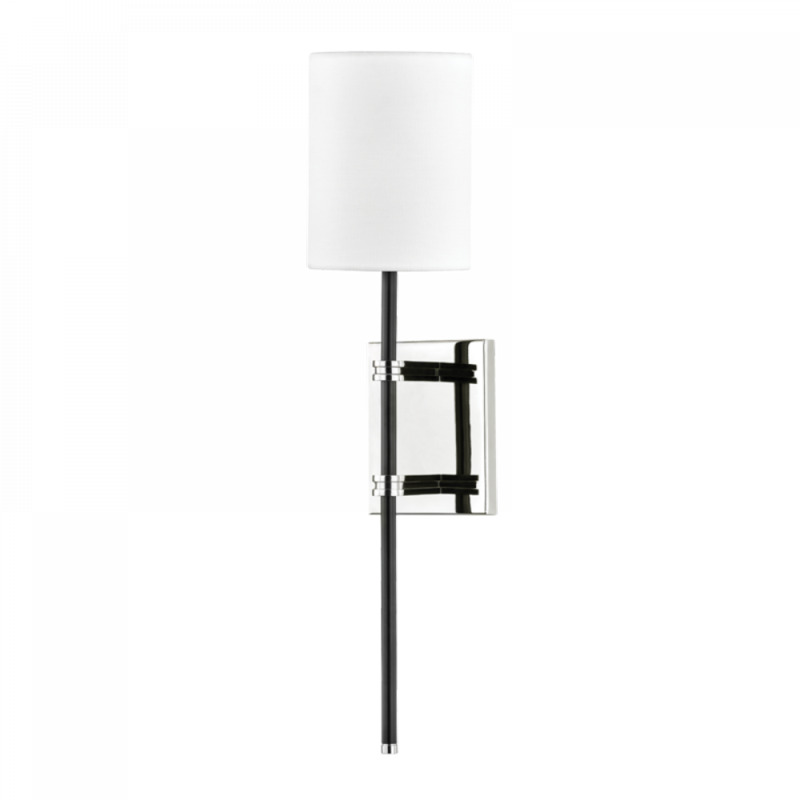 Mitzi by Hudson Valley Lighting Denise Wall Sconce H547101 PN BK