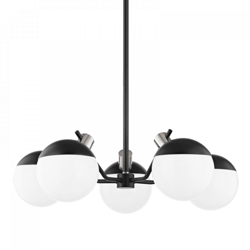 Mitzi by Hudson Valley Lighting Miranda Chandelier H573805 PN SBK