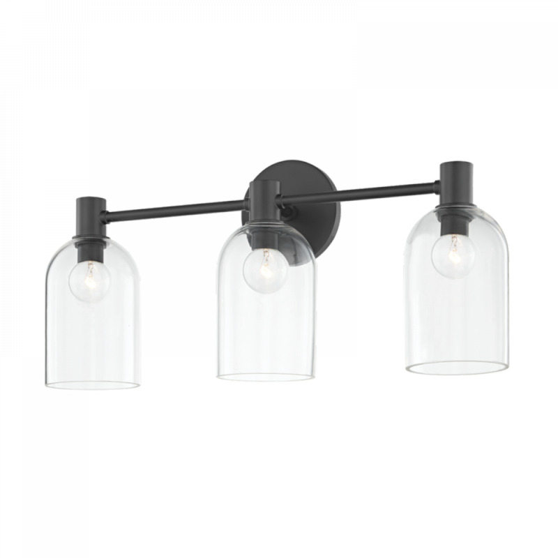 Mitzi by Hudson Valley Lighting Paisley Bath and Vanity H678303 SBK