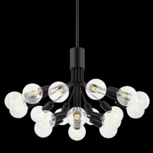 Mitzi by Hudson Valley Lighting Drea Chandelier H680818 SBK