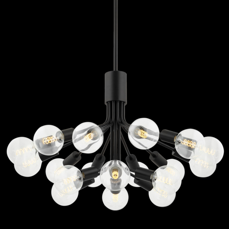 Mitzi by Hudson Valley Lighting Drea Chandelier H680818 SBK