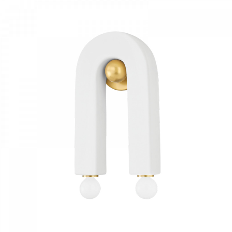 Mitzi by Hudson Valley Lighting Roshani Wall Sconce H685102 AGB CMW