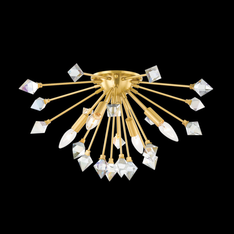 Mitzi by Hudson Valley Lighting GENESIS Flush Mount H727504 AGB