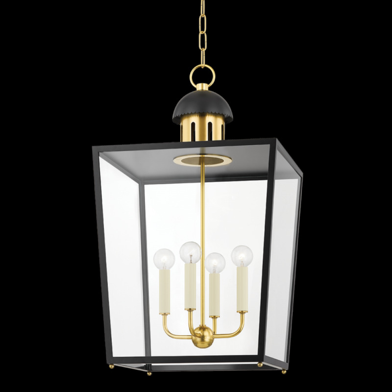 Mitzi by Hudson Valley Lighting JUNE Lantern H737704L AGB SBK