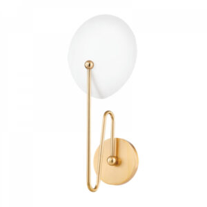 Mitzi by Hudson Valley Lighting Hattie Wall Sconce H743101 AGB TWH