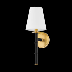 Mitzi by Hudson Valley Lighting BANYAN Wall Sconce H759101 AGB SBK