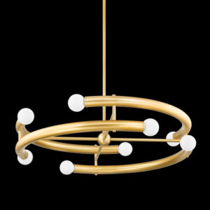 Mitzi by Hudson Valley Lighting ALLEGRA Chandelier H782808 AGB