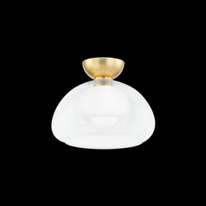 Mitzi by Hudson Valley Lighting CORTNEY Semi Flush H813601 AGB