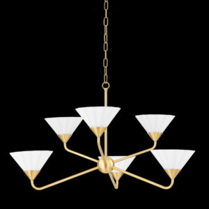 Mitzi by Hudson Valley Lighting KELSEY Chandelier H817806 AGB