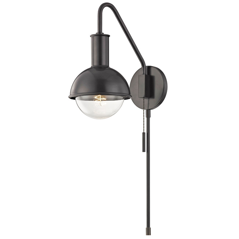 Mitzi by Hudson Valley Lighting Riley Plug In Sconce HL111101 OB