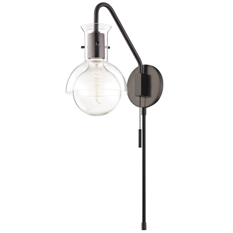 Mitzi by Hudson Valley Lighting Riley Plug in Sconce HL111101G OB