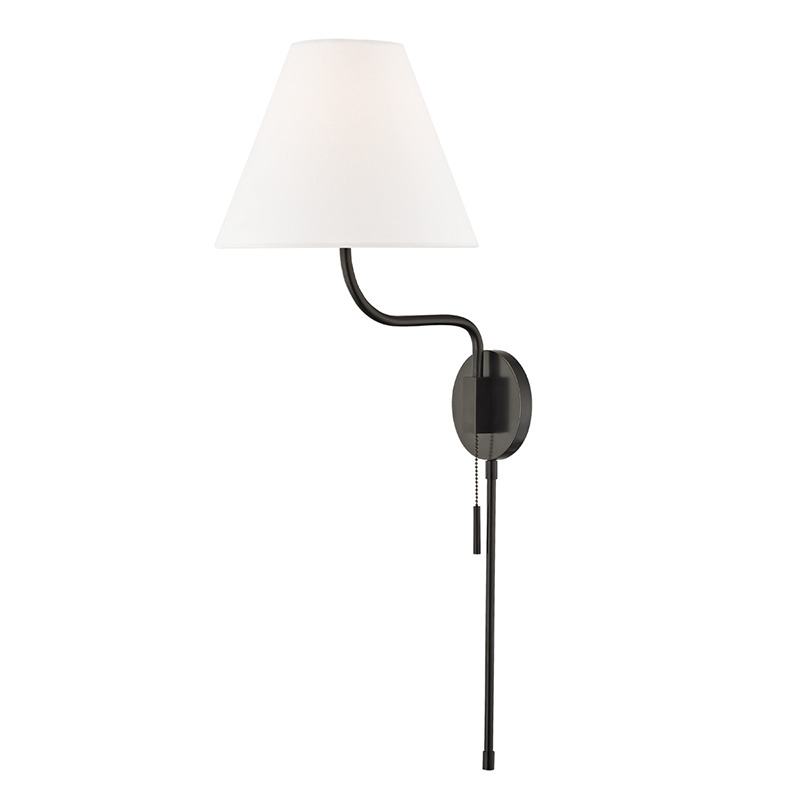 Mitzi by Hudson Valley Lighting Patti Plug in Sconce HL240101 OB