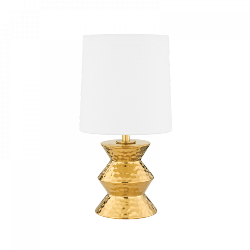 Mitzi by Hudson Valley Lighting Zoe Table Lamp HL617201A AGB CGD
