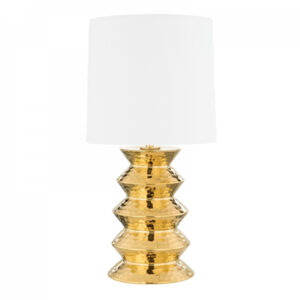 Mitzi by Hudson Valley Lighting Zoe Table Lamp HL617201B AGB CGD