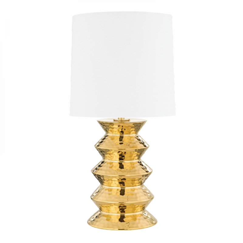 Mitzi by Hudson Valley Lighting Zoe Table Lamp HL617201B AGB CGD