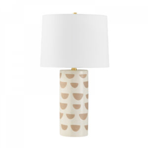 Mitzi by Hudson Valley Lighting Minnie Table Lamp HL714201A AGB CWO