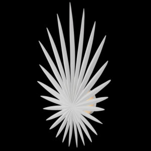 Currey Bismarkia White Wall Sconce 5000 0235