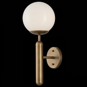 Currey Barbican Single Light Brass Wall Sconce 5800 0031