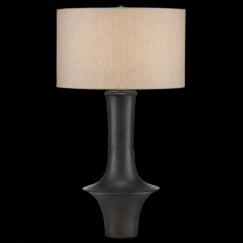 Currey Silvestri Black Table Lamp 6000 0888