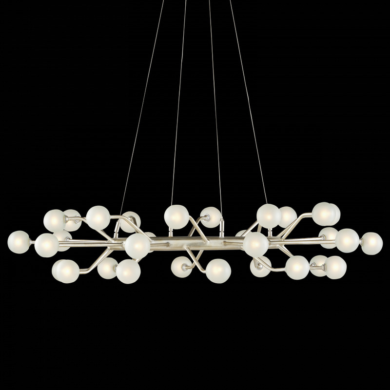 Currey Chaldea Silver Chandelier 9000 0996