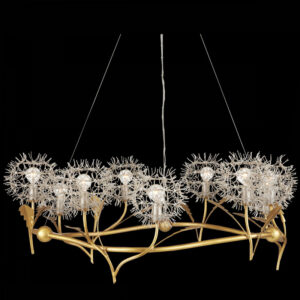 Currey Dandelion Silver & Gold Chandelier 9000 1080
