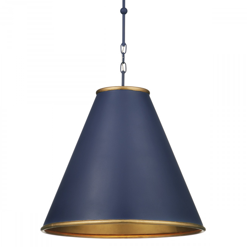 Currey Pierrepont Large Blue Pendant 9000 1090