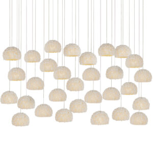Currey Virtu 30 Light Rectangular Multi Drop Pendant 9000 1182