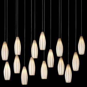 Currey Parish 15 Light Rectangular Multi Drop Pendant 9000 1189