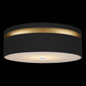 Currey Serenity Black Flush Mount 9999 0070