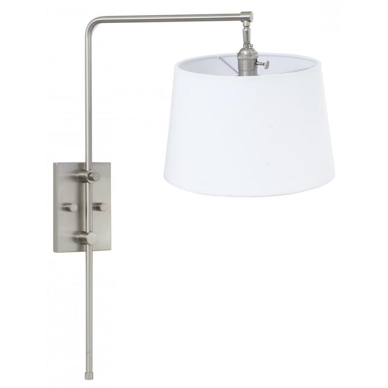 House of Troy Crown Point Adjustable Downbridge Wall Lamp CR725 SN