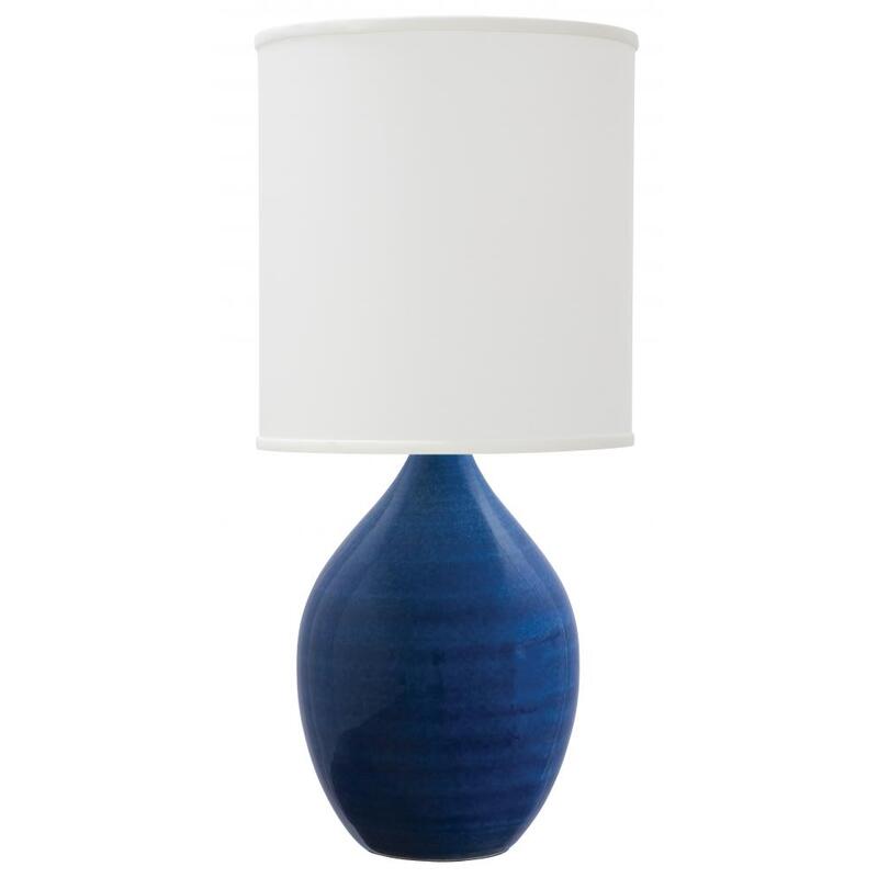 House of Troy Scatchard Stoneware Table Lamp GS301 BG