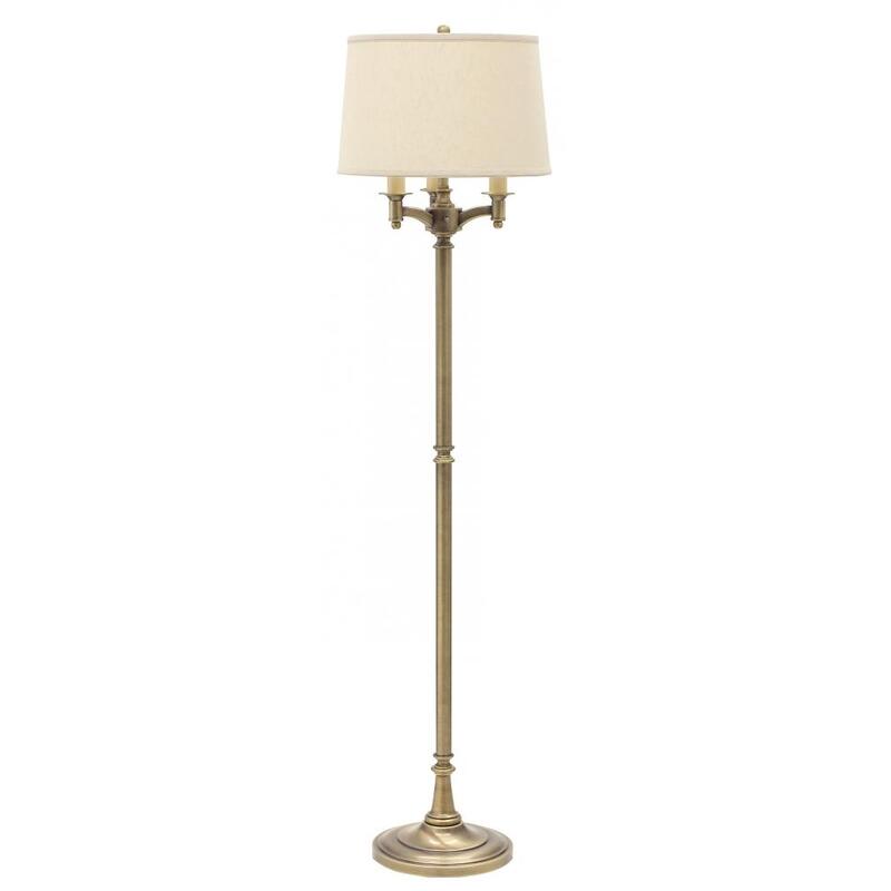 House of Troy Lancaster Six Way Floor Lamp L800 AB