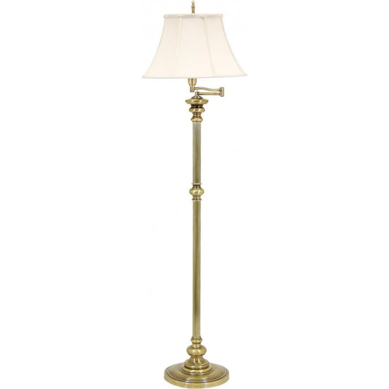 House of Troy Newport Swing Arm Floor Lamp N604 AB