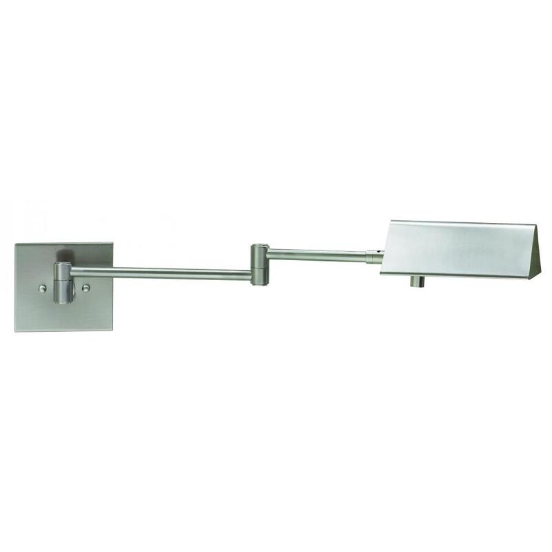 House of Troy Pinnacle Halogen Swing Arm Wall Lamp PIN475 SN