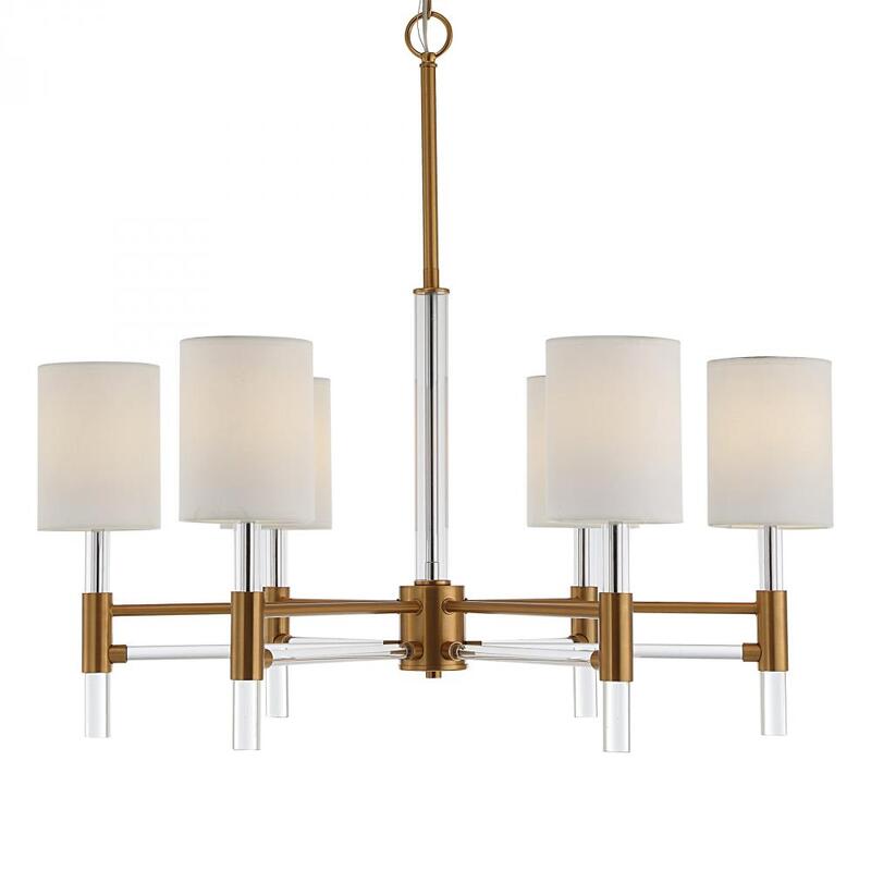 Uttermost Welkin 6 Light Modern Chandelier 21380