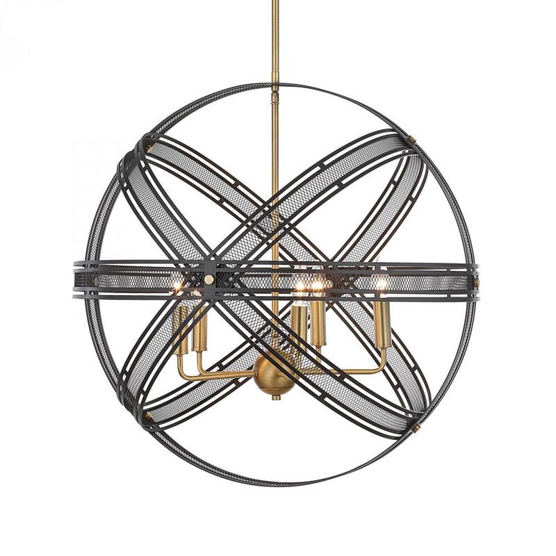 Uttermost Spherical 5 Light Pendant 21606