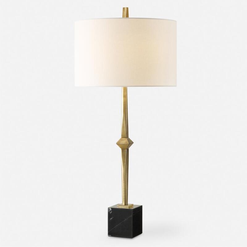 Uttermost Suranne Antique Brass Table Lamp 30410